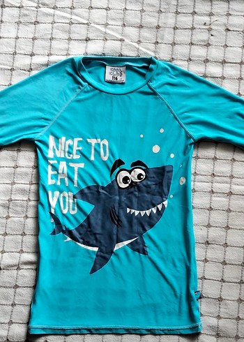 Uv Korumalı Kısa Kol Erkek Çocuk Mayo - Görsel 2