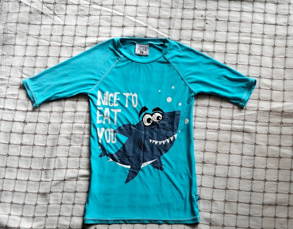 Uv Korumalı Kısa Kol Erkek Çocuk Mayo - Görsel 2