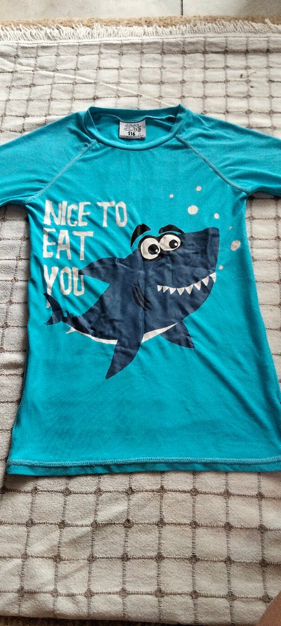 Uv Korumalı Kısa Kol Erkek Çocuk Mayo - Görsel 3