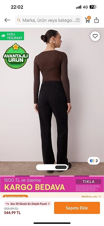 38 Beden Jean pantolon