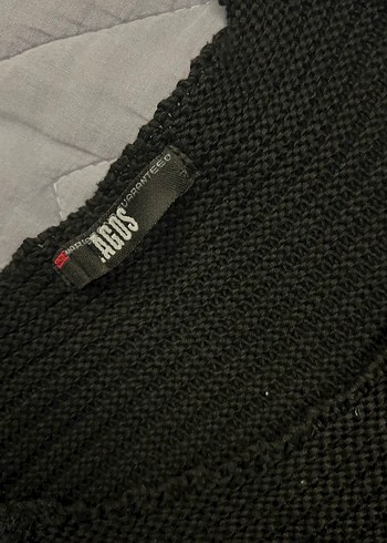 Siyah erkek Triko örme kazak - Görsel 2