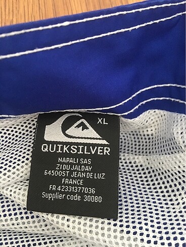 xl Beden mavi Renk QuickSilver deniz şortu