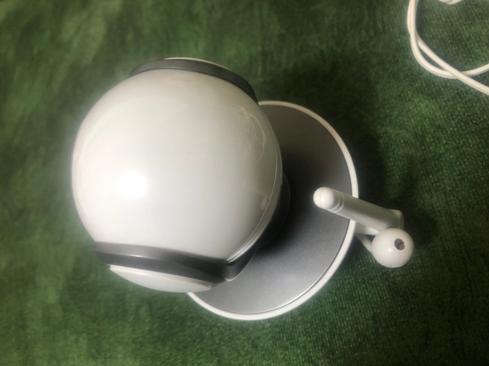 Beyaz ve Gri Bebek Kamerası - Görsel 3