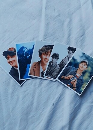 Beden Renk BTS Not defteri&photo card+sticker