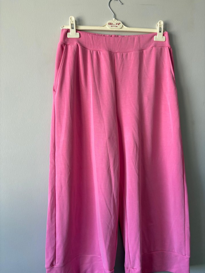 Kızlar için Loose Fit Pembe Eşofman Takımı - Görsel 3