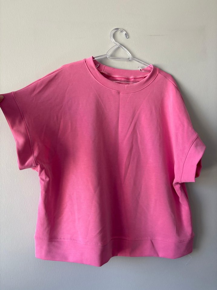 Kızlar için Loose Fit Pembe Eşofman Takımı - Görsel 2