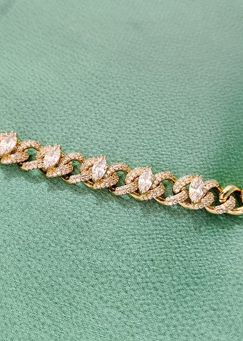 Şık Elastik Altın Kadın Bileklik - Görsel 18