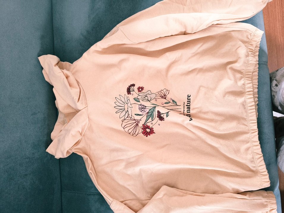 Kapüşonlu Baskılı Kadın Sweatshirt - Görsel 2