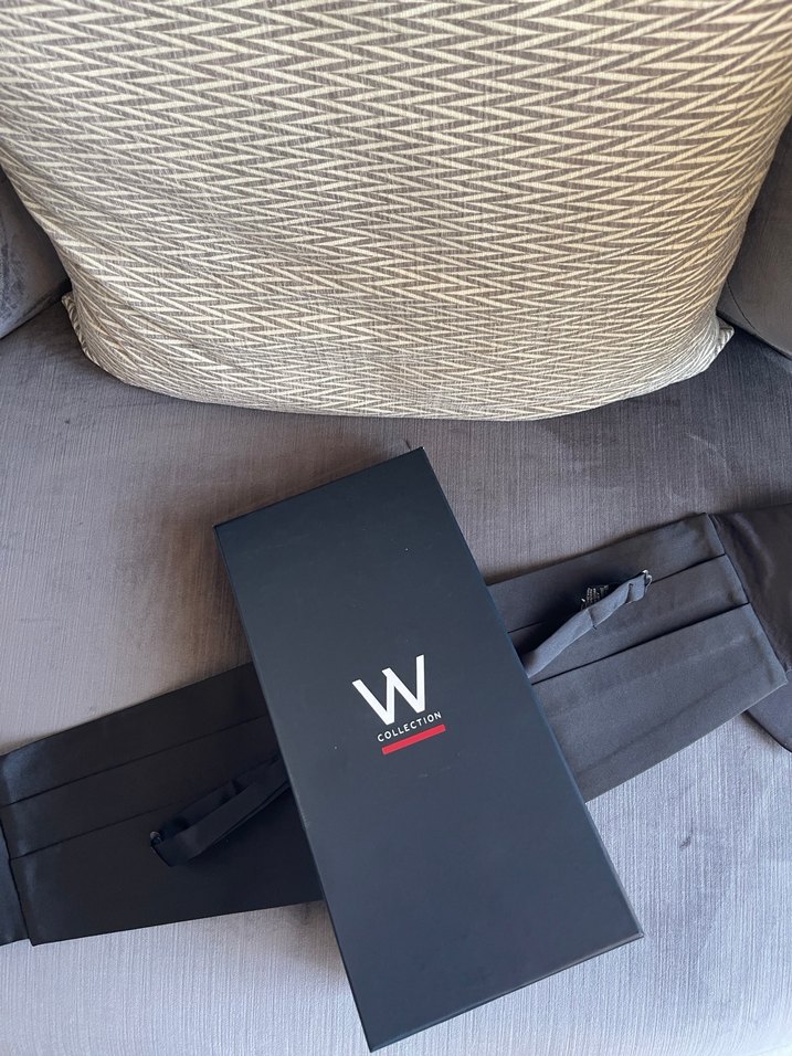 W Collection Siyah Papyon-Smokin Kemer Set - Görsel 4