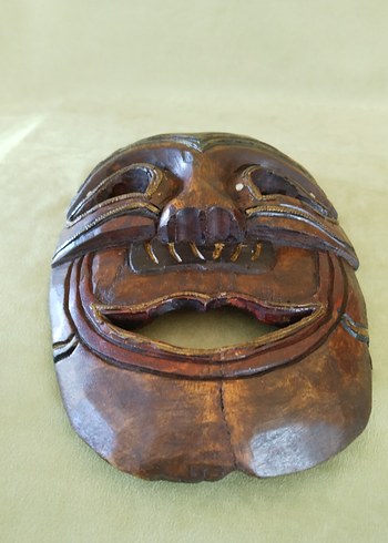 Ahşap Erkek Maskesi - Görsel 3