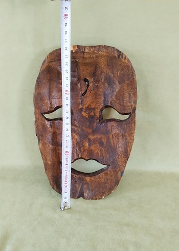 Ahşap Erkek Maskesi - Görsel 2