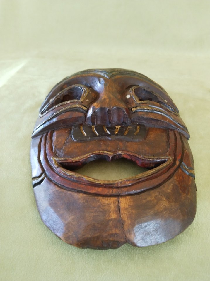 Ahşap Erkek Maskesi - Görsel 3