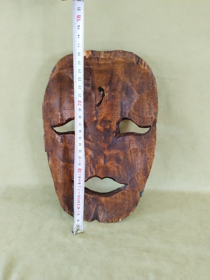 Ahşap Erkek Maskesi - Görsel 2