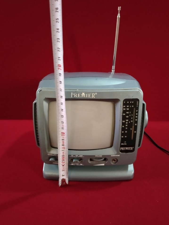 Premier Kırmızı Retro Televizyon - Görsel 2