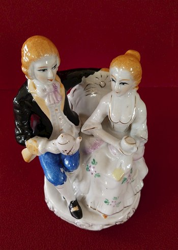 Vintage Porselen Biblo - Görsel 5