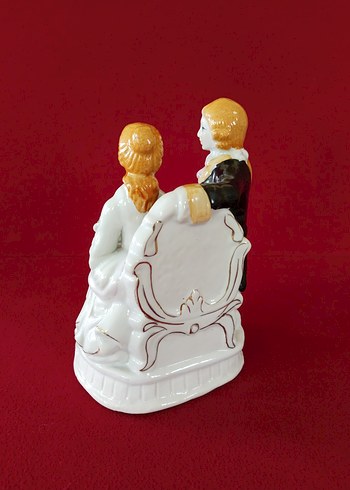 Vintage Porselen Biblo - Görsel 4