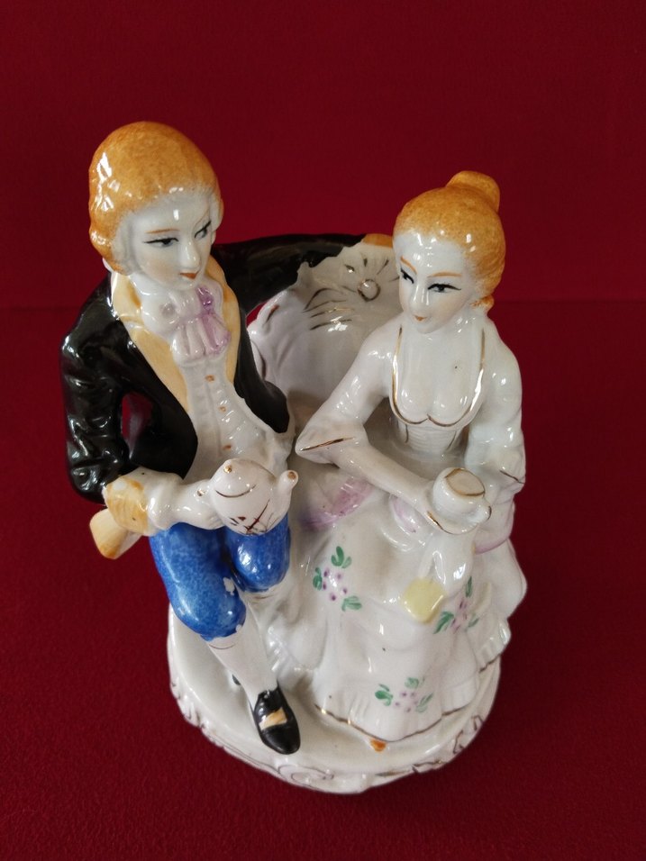 Vintage Porselen Biblo - Görsel 5