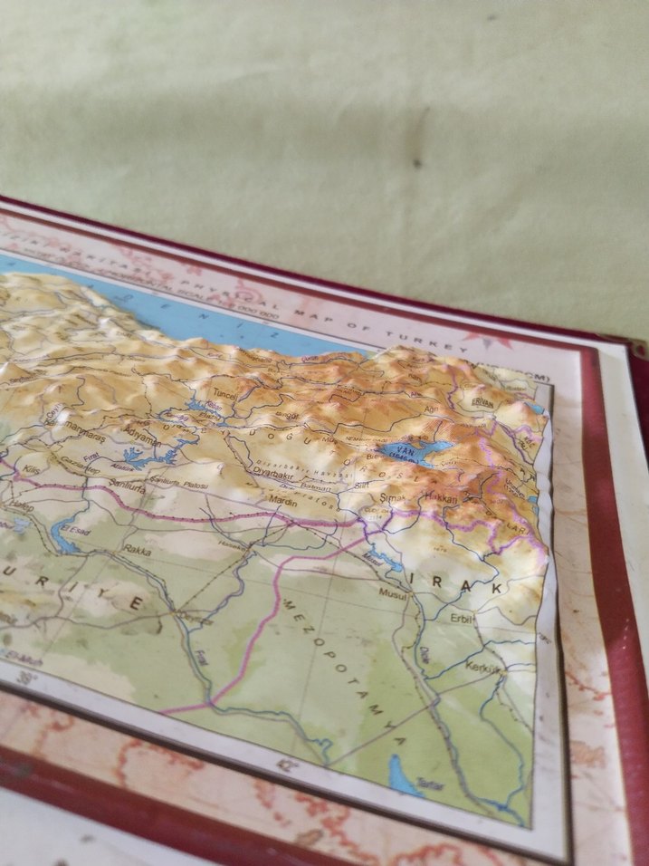 Türkiye Fiziki  haritası - Görsel 2