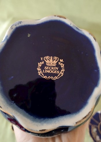 Mavi Altın Detaylı Kahve Fincanı Seti - Görsel 7