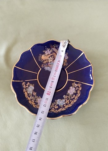 Mavi Altın Detaylı Kahve Fincanı Seti - Görsel 5