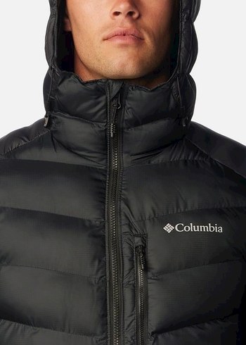 Columbia Siyah Kapüşonlu Erkek Mont - Görsel 4