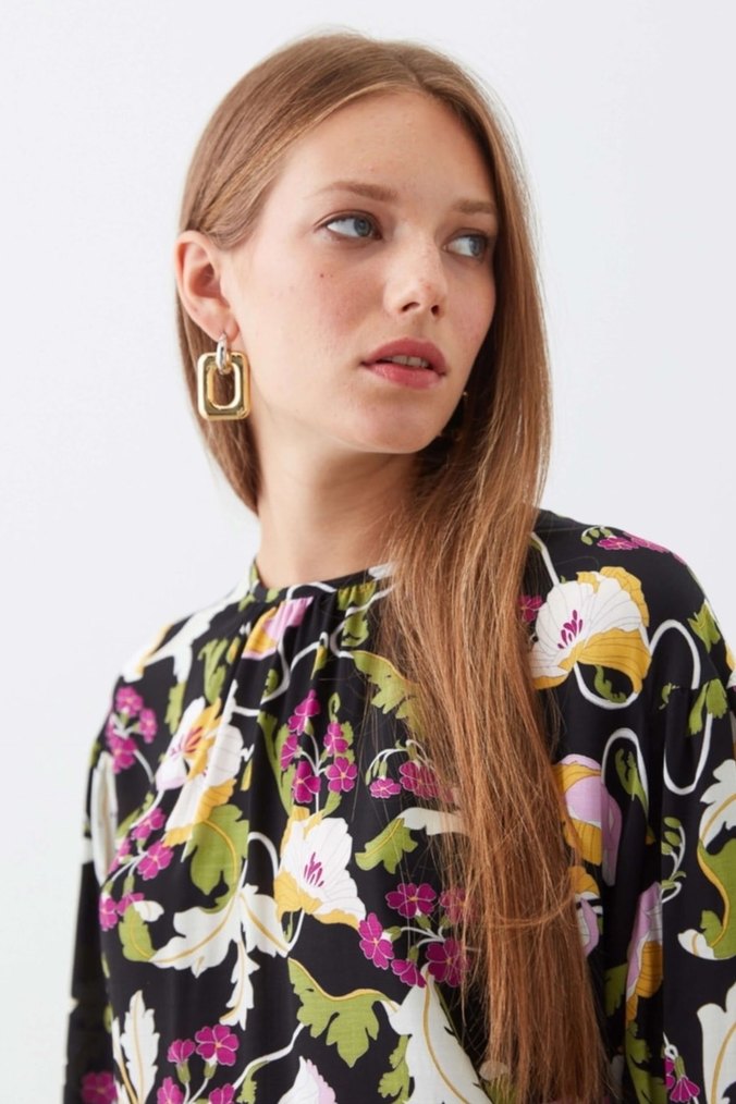 İpekyol Çiçek Desen Bluz - Görsel 4