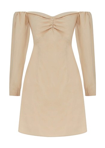 İpekyol Bej Elbise - Görsel 2