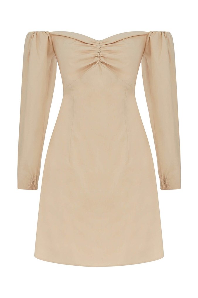 İpekyol Bej Elbise - Görsel 2