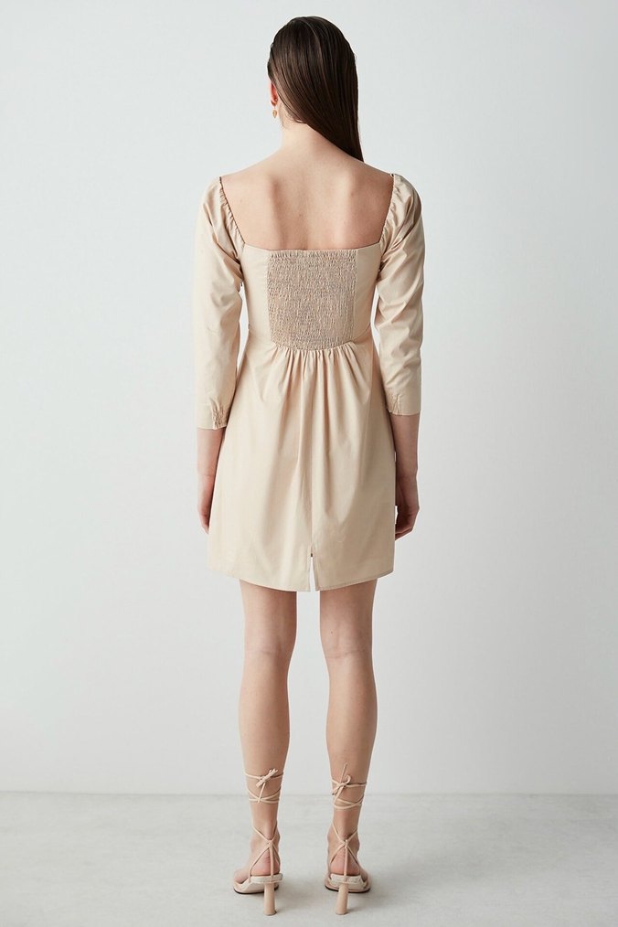 İpekyol Bej Elbise - Görsel 3