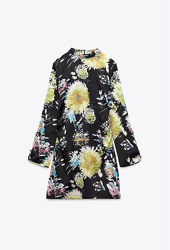 Zara Zara saten elbise