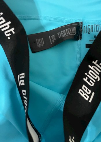 Mavi Elastik Belli Mini Spor Hamile Şortu - Görsel 6