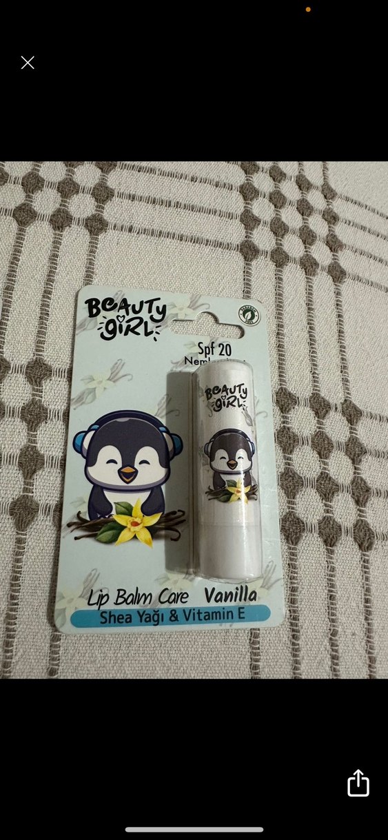 Vanilyalı Dudak Balmı SPF20 Shea Yağı & Vitamin E - Görsel 2