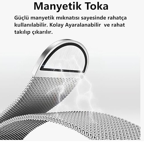 Beden gri Renk Apple Watch kordonu