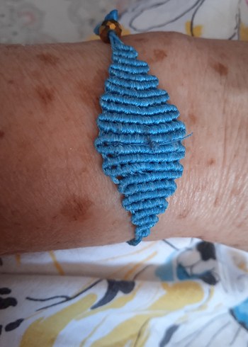 Mavi Boncuklu Bohem Bileklik