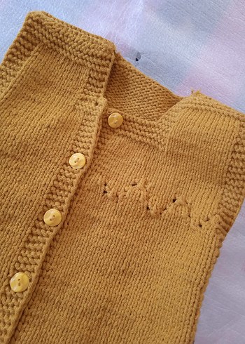 Hobby Life Örgü Sarı Hamile Süveter