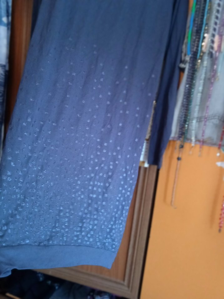 V Yaka  Esnek Penye  Kısa Elbise - Görsel 5