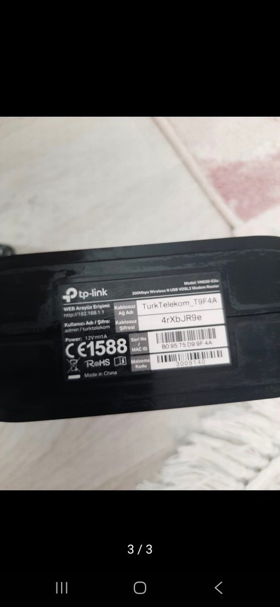 Türk Telekom Vdsl modem - Görsel 3
