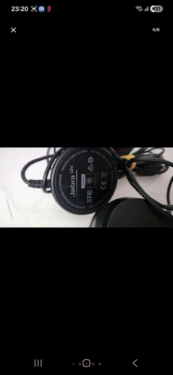 Jabra Siyah Kablolu Mikrofonlu Kulaklık - Görsel 3