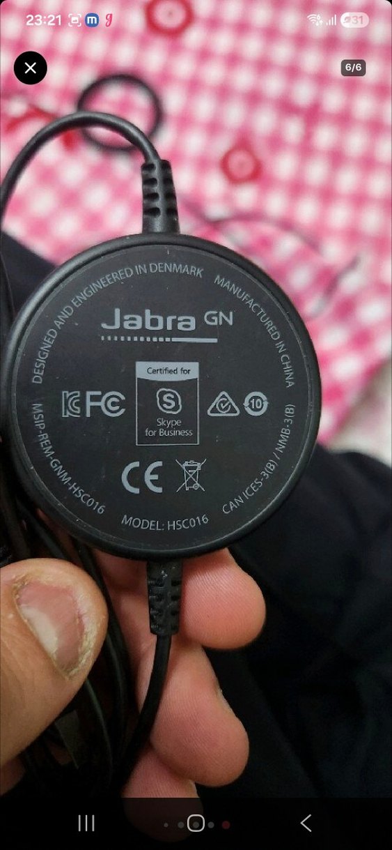 Jabra Siyah Kablolu Mikrofonlu Kulaklık - Görsel 5