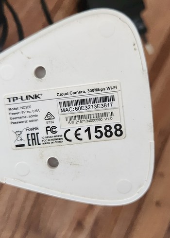 TP-Link Wifi Ev Kamerası Beyaz-Gri - Görsel 2