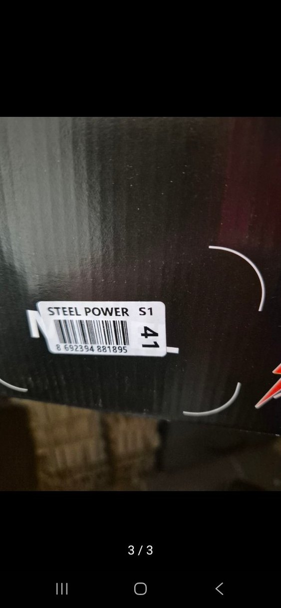 Siyah Turuncu Erkek Spor İş Ayakkabısı - Görsel 3