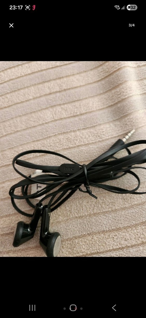 HTC Siyah Kulak İçi Kulaklık - Görsel 3