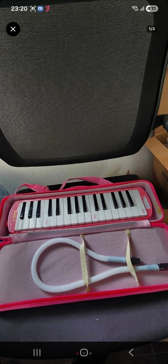 Pembe Melodika Klavye - Görsel 3