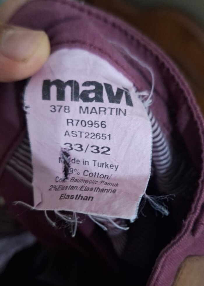 MAVİ MARKA MOR PANTALON  - Görsel 3