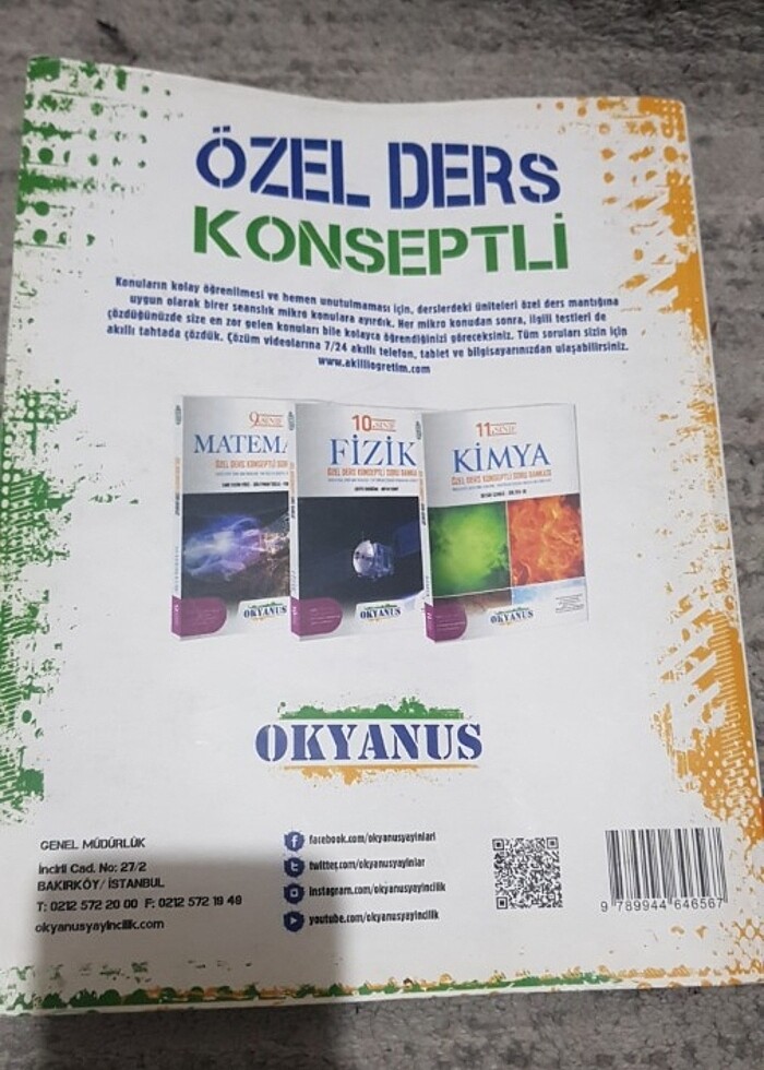 OKYANUS KİMYA 9. SINIF KITABI  - Görsel 2