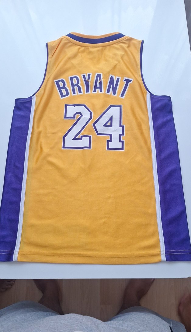 LA LAKERS Sarı Mor Erkek Basketbol Forması Nba - Görsel 2