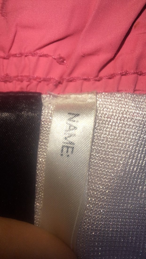 Pembe ve Yeşil Renkli H&M Çizgili Erkek Mini Deniz Şortu - Görsel 5