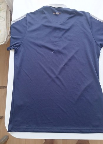 Al Ahly Düğmeli Mavi Erkek Kısa Kollu Forma - Görsel 8