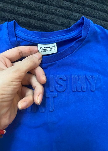 Erkek Çocuk Mavi Uzun Kollu Sweatshirt - Görsel 3