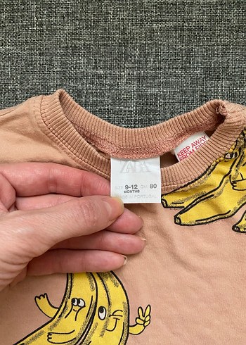 Kız Çocuk Pembe Baskılı Pamuklu Tişört - Görsel 7